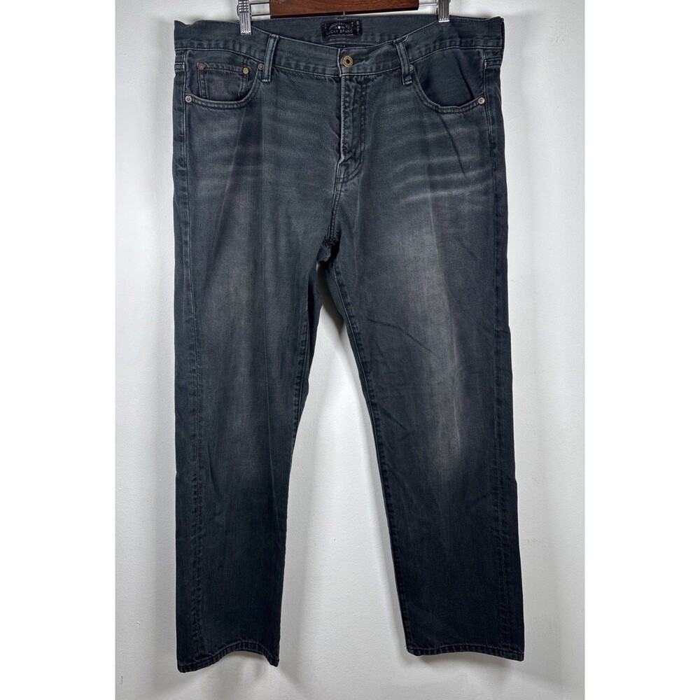 Lucky Brand 363 Vintage Straight Jeans Mens 40x32 Charcoal Gray Denim Y2K Casual